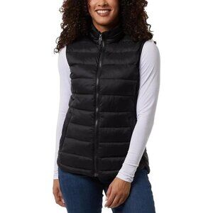 NEW 32 Degrees Heat Women's M Black Puffer Vest  Full Zip